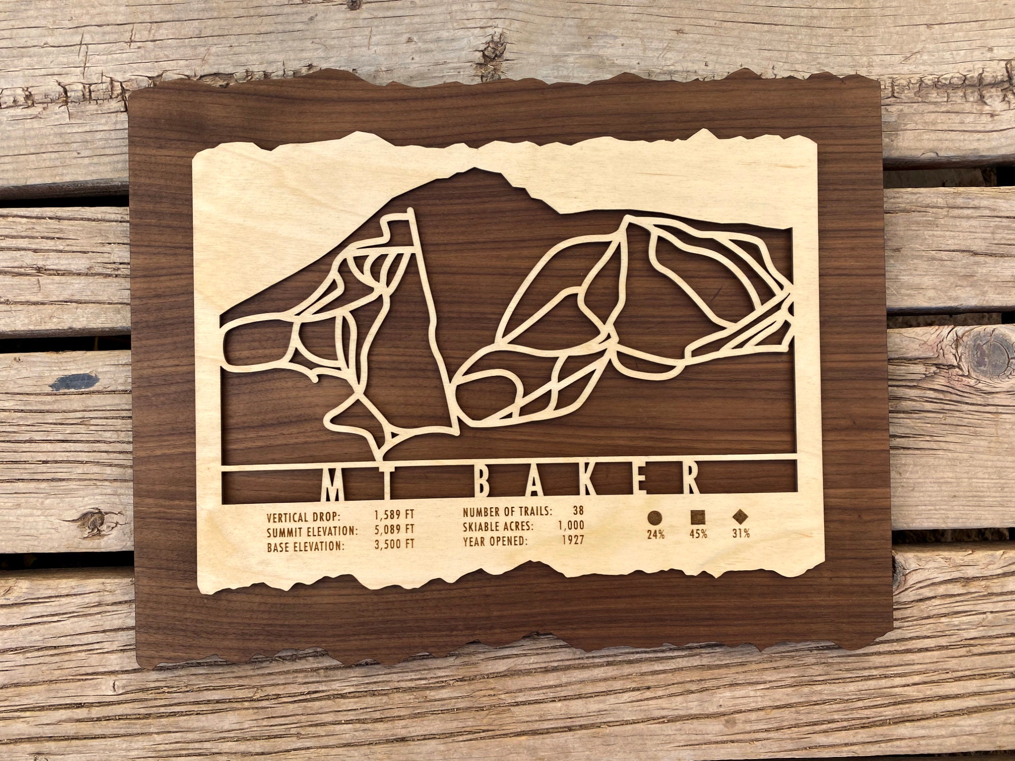 Mt Baker Trail Map
